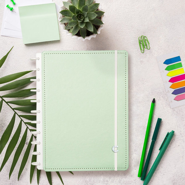 Cuaderno Inteligente Verde Pastel