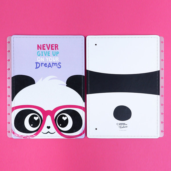Portada y contraportada para Cuaderno Inteligente PandaLu